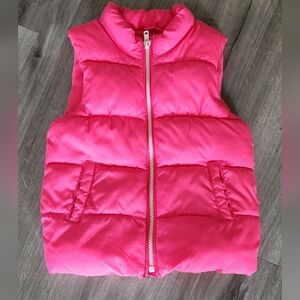 Old Navy Puffer Vest Hot Pink